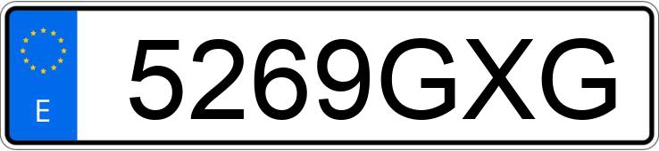 Numer rejestracyjny 5269GXG posiada SEAT IBIZA Numer rejestracyjny 5269GXG posiada SEAT IBIZA