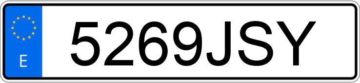 Numer rejestracyjny 5269JSY posiada FIAT FIORINO Numer rejestracyjny 5269JSY posiada FIAT FIORINO