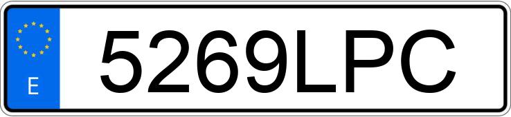 Numer rejestracyjny 5269LPC posiada RENAULT CLIO