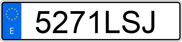 Numer rejestracyjny 5271LSJ posiada VOLKSWAGEN T-ROC