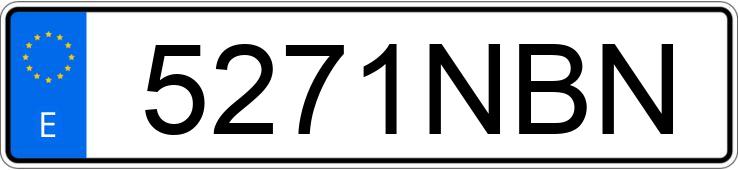 Numer rejestracyjny 5271NBN posiada BMW SERIE 4