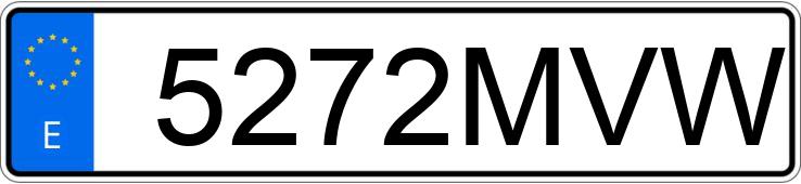 Numer rejestracyjny 5272MVW posiada VOLKSWAGEN T-ROC