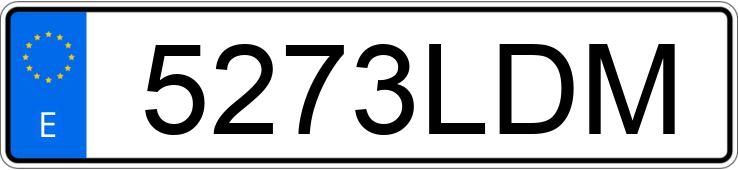 Numer rejestracyjny 5273LDM posiada SEAT LEON