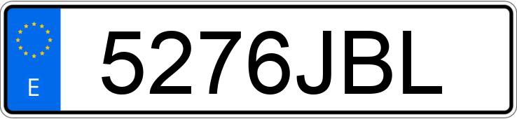 Numer rejestracyjny 5276JBL posiada FORD KA Numer rejestracyjny 5276JBL posiada FORD KA