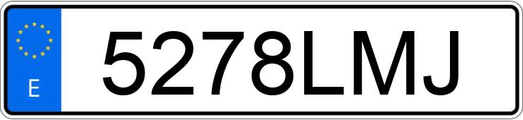 Numer rejestracyjny 5278LMJ posiada AUDI A3 SPORTBACK