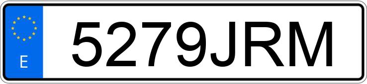 Numer rejestracyjny 5279JRM posiada MERCEDES E (212-207)