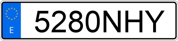 Numer rejestracyjny 5280NHY posiada TOYOTA LAND CRUISER