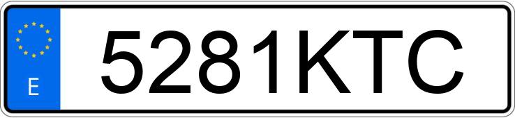 Numer rejestracyjny 5281KTC posiada FORD FOCUS