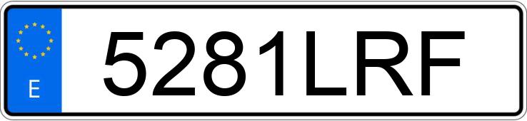 Numer rejestracyjny 5281LRF posiada AUDI Q8