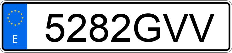 Numer rejestracyjny 5282GVV posiada FORD FOCUS