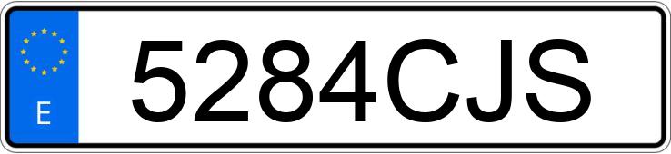 Numer rejestracyjny 5284CJS posiada FORD FIESTA