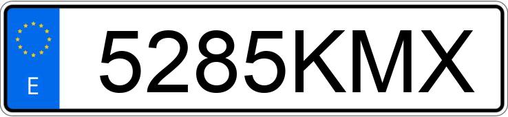 Numer rejestracyjny 5285KMX posiada VOLKSWAGEN GOLF