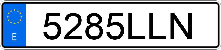 Numer rejestracyjny 5285LLN posiada HUSQVARNA SVARTPILEN