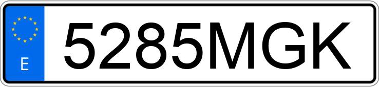 Numer rejestracyjny 5285MGK posiada MG ZS Numer rejestracyjny 5285MGK posiada MG ZS