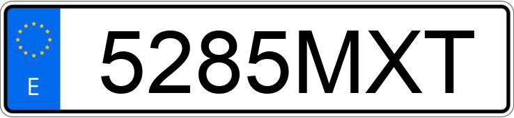 Numer rejestracyjny 5285MXT posiada TOYOTA LAND CRUISER