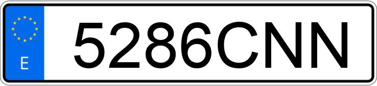 Numer rejestracyjny 5286CNN posiada BMW SERIE 3