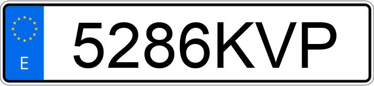 Numer rejestracyjny 5286KVP posiada OPEL COMBO