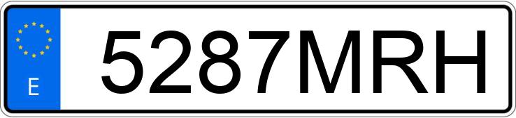 Numer rejestracyjny 5287MRH posiada BMW X1