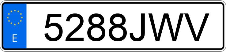 Numer rejestracyjny 5288JWV posiada PEUGEOT 3008 Numer rejestracyjny 5288JWV posiada PEUGEOT 3008
