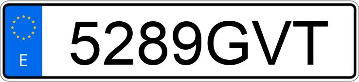 Numer rejestracyjny 5289GVT posiada BMW SERIE 1