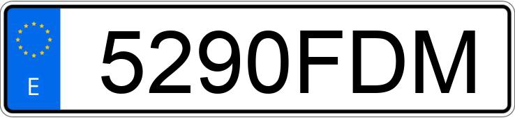 Numer rejestracyjny 5290FDM posiada FORD TRANSIT 350 CHC EL 140 VULCANO