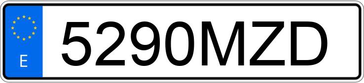 Numer rejestracyjny 5290MZD posiada RENAULT GRAND SCENIC