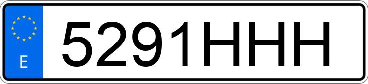 Numer rejestracyjny 5291HHH posiada FIAT DOBLO