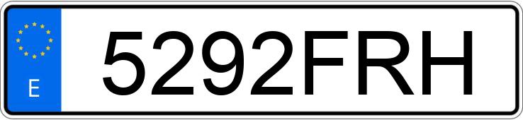 Numer rejestracyjny 5292FRH posiada AUDI TT