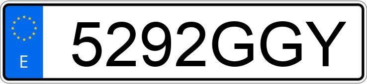 Numer rejestracyjny 5292GGY posiada KAWASAKI ER-6
