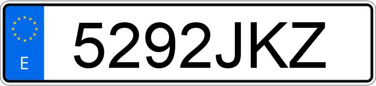 Numer rejestracyjny 5292JKZ posiada OPEL ASTRA