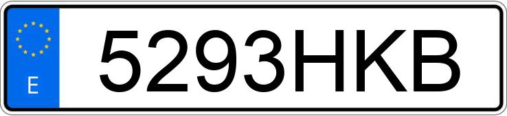 Numer rejestracyjny 5293HKB posiada FIAT FREEMONT