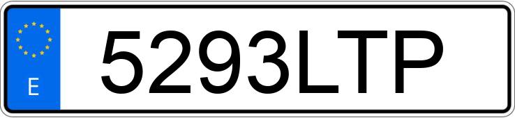 Numer rejestracyjny 5293LTP posiada SEAT LEON