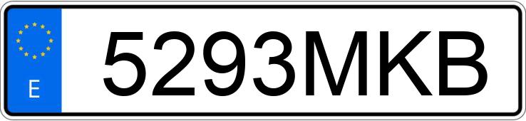 Numer rejestracyjny 5293MKB posiada BMW SERIE 4