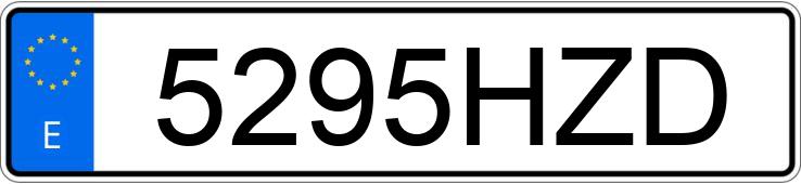 Numer rejestracyjny 5295HZD posiada RENAULT KANGOO MAXI EXPRESS 2 PROFESIONAL 1.5DCI 90