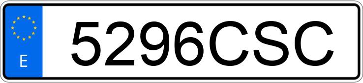 Numer rejestracyjny 5296CSC posiada SEAT LEON