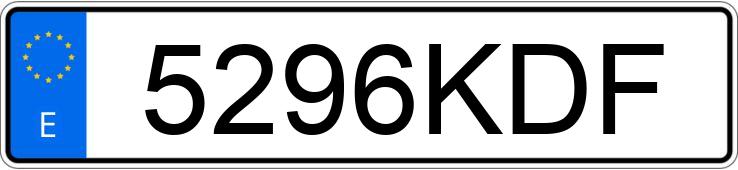 Numer rejestracyjny 5296KDF posiada MERCEDES A (176)