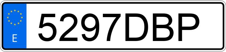 Numer rejestracyjny 5297DBP posiada RENAULT KANGOO