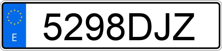 Numer rejestracyjny 5298DJZ posiada VOLKSWAGEN PASSAT Numer rejestracyjny 5298DJZ posiada VOLKSWAGEN PASSAT