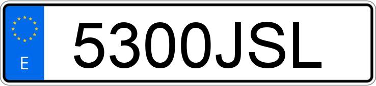 Numer rejestracyjny 5300JSL posiada BMW SERIE 1