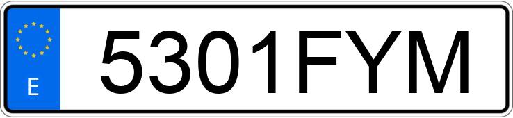 Numer rejestracyjny 5301FYM posiada PEUGEOT PARTNER FGN 170 C 1.6 HDI 75