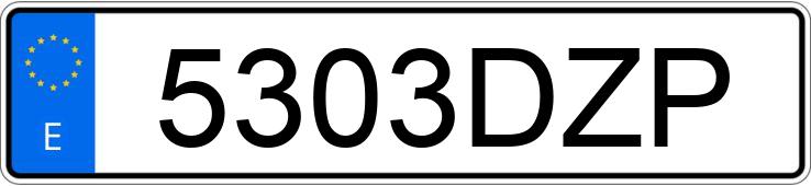 Numer rejestracyjny 5303DZP posiada CITROEN C3