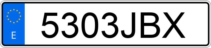 Numer rejestracyjny 5303JBX posiada PEUGEOT 308