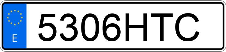 Numer rejestracyjny 5306HTC posiada PEUGEOT 2008