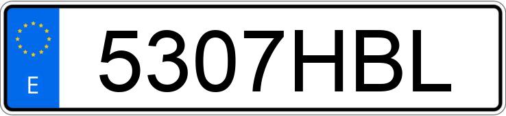 Numer rejestracyjny 5307HBL posiada SEAT LEON