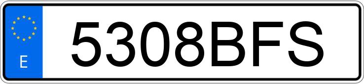 Numer rejestracyjny 5308BFS posiada CITROEN BERLINGO Numer rejestracyjny 5308BFS posiada CITROEN BERLINGO