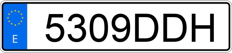 Numer rejestracyjny 5309DDH posiada YAMAHA CYGNUS 125