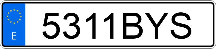 Numer rejestracyjny 5311BYS posiada BMW SERIE 3 Numer rejestracyjny 5311BYS posiada BMW SERIE 3