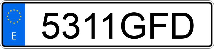 Numer rejestracyjny 5311GFD posiada BMW SERIE 3 Numer rejestracyjny 5311GFD posiada BMW SERIE 3