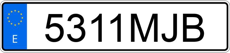 Numer rejestracyjny 5311MJB posiada TOYOTA COROLLA Numer rejestracyjny 5311MJB posiada TOYOTA COROLLA