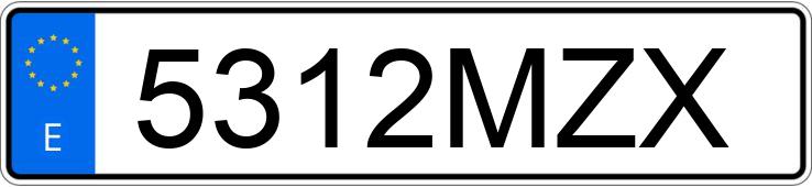 Numer rejestracyjny 5312MZX posiada DACIA SANDERO